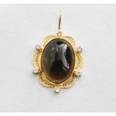 medalha topázio fumado
